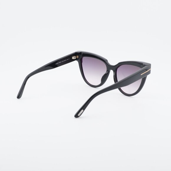 Tom Ford Nadine FT0941 01B Sunglasses Black Cat Eye Frame, Smoke Lenses main image 6